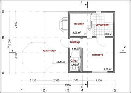 Архитектурный проект для строительства комфортной бани с крытым крыльцом
